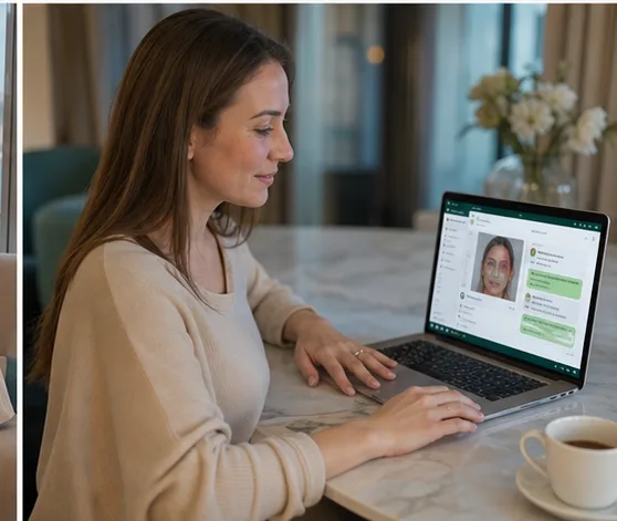 Mia coordinator reviewing a care itinerary with an international patient